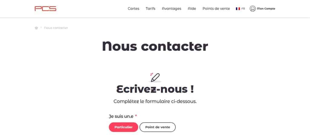 Quel avis PCS sur le service client ?