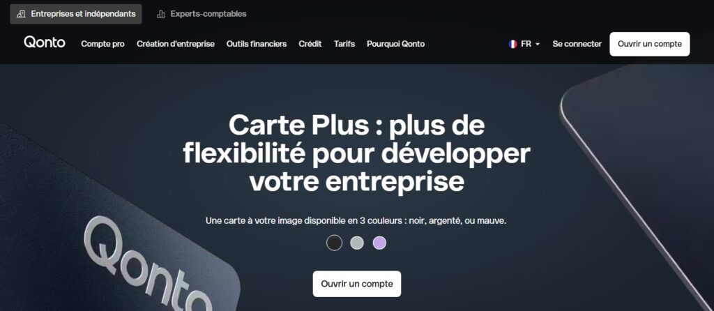 Qonto avis Carte Plus