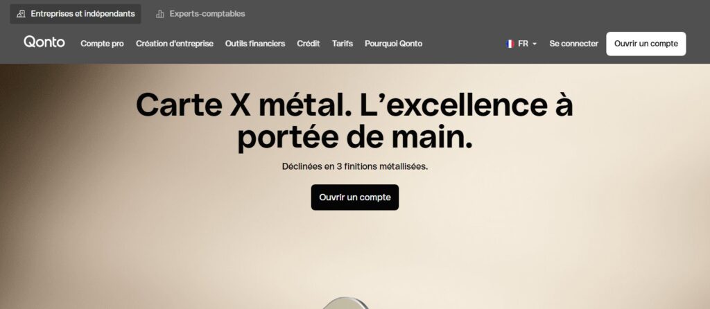 Qonto avis Carte Mastercard X