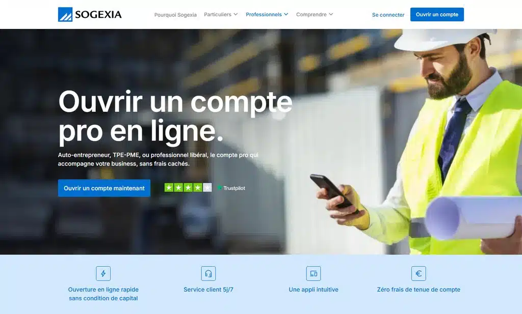 neobanque pro Sogexia Business